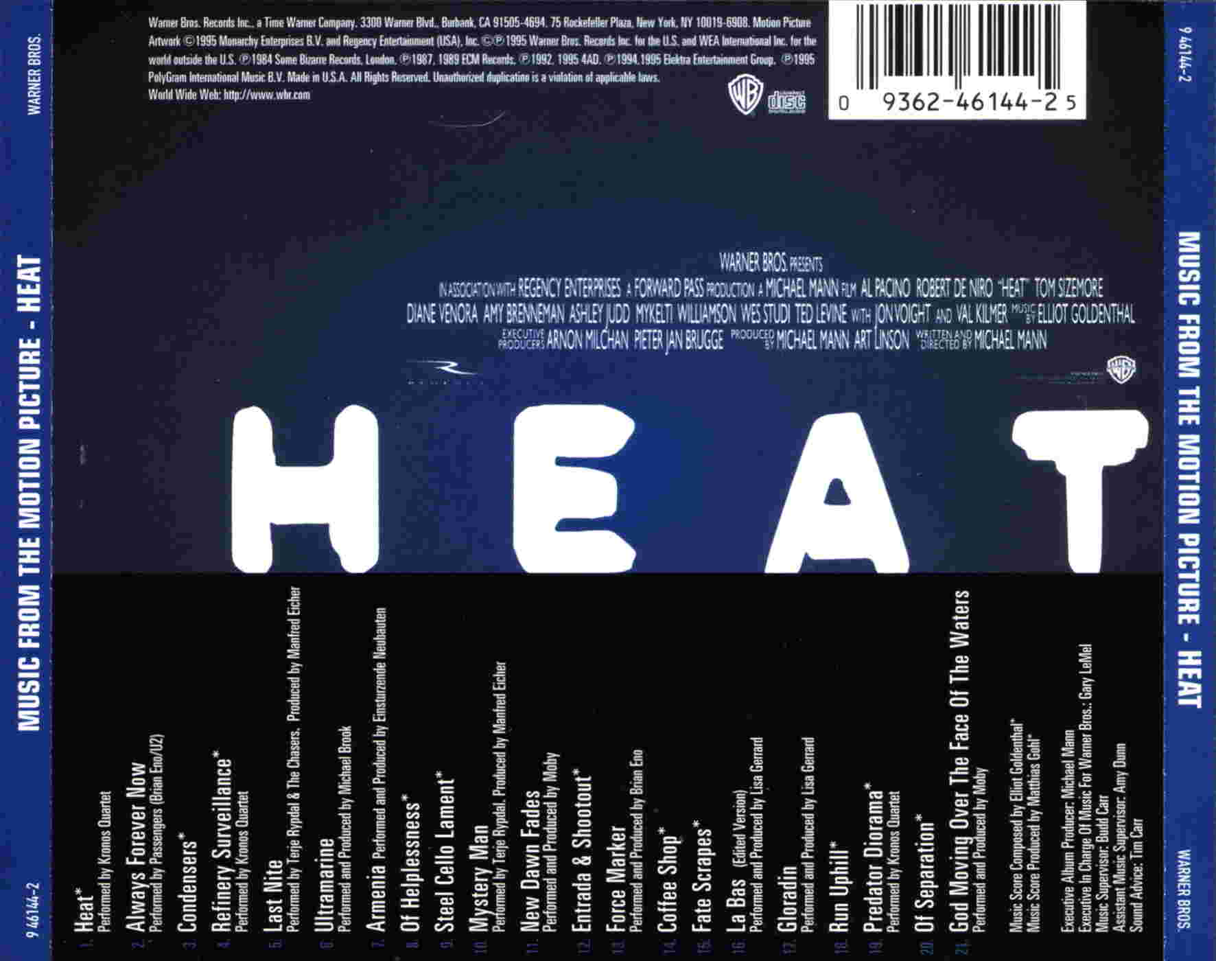 Heat 1995 Back Cd Covers Cover Century Over 500 000 Album Art Covers For Free